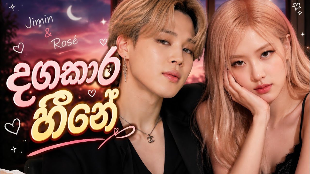 SL rose 🌹 දගකාර හීනේ 💜 jirose sinhala fmv 💜 Korean mix sinhala song 💜