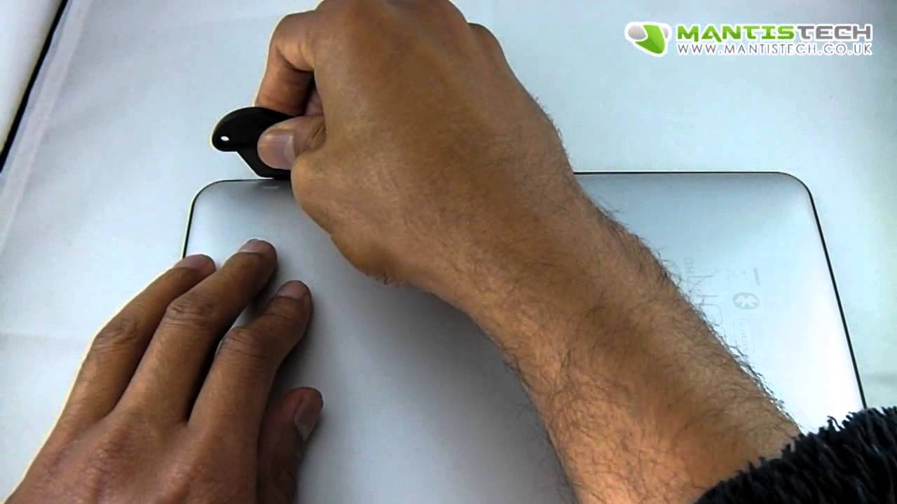 How to open and take off the back of 9.7 inch Android Tablet