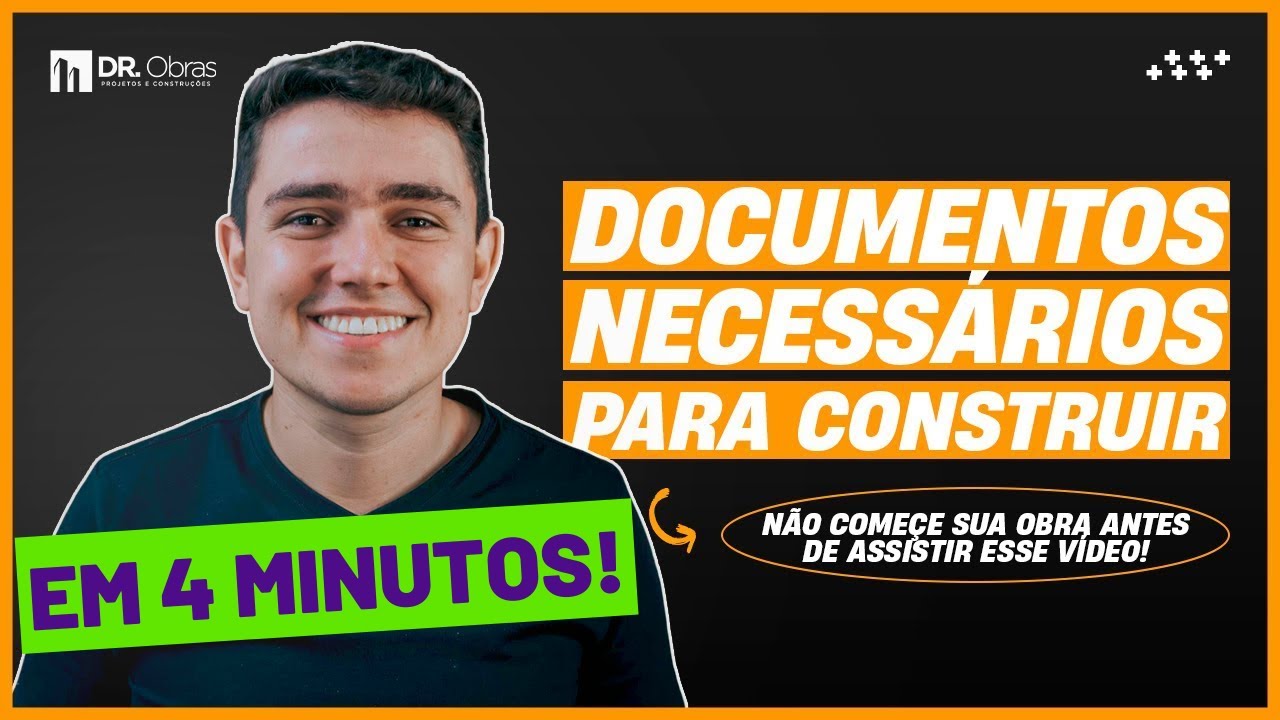 CHECKLIST COMPLETO dos DOCUMENTOS NECESSÁRIOS PARA INCIAR A CONSTRUÇÃO!