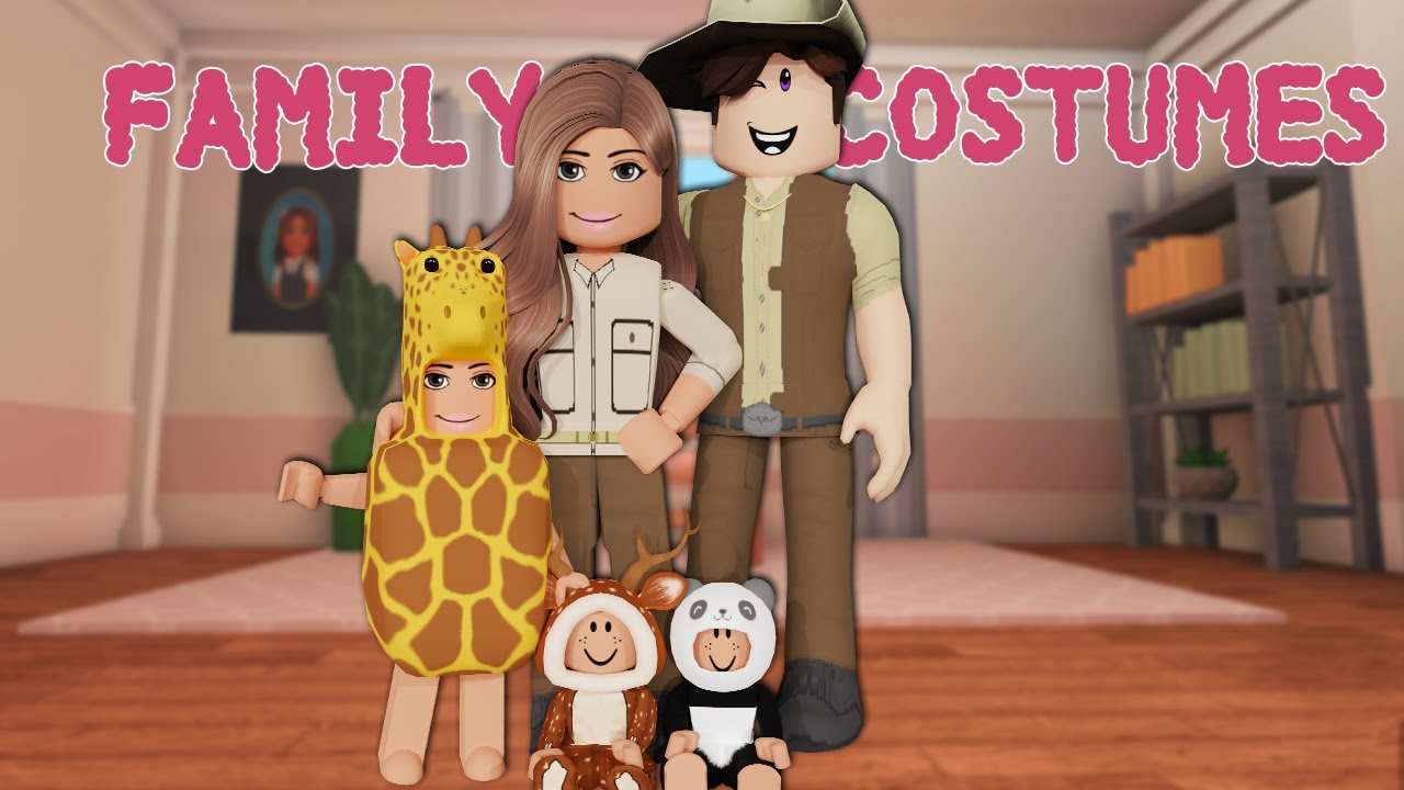ПРИМЕРКА СЕМЕЙНЫХ КОСТЮМОВ НА ХЭЛЛОУИН | Bloxburg Family