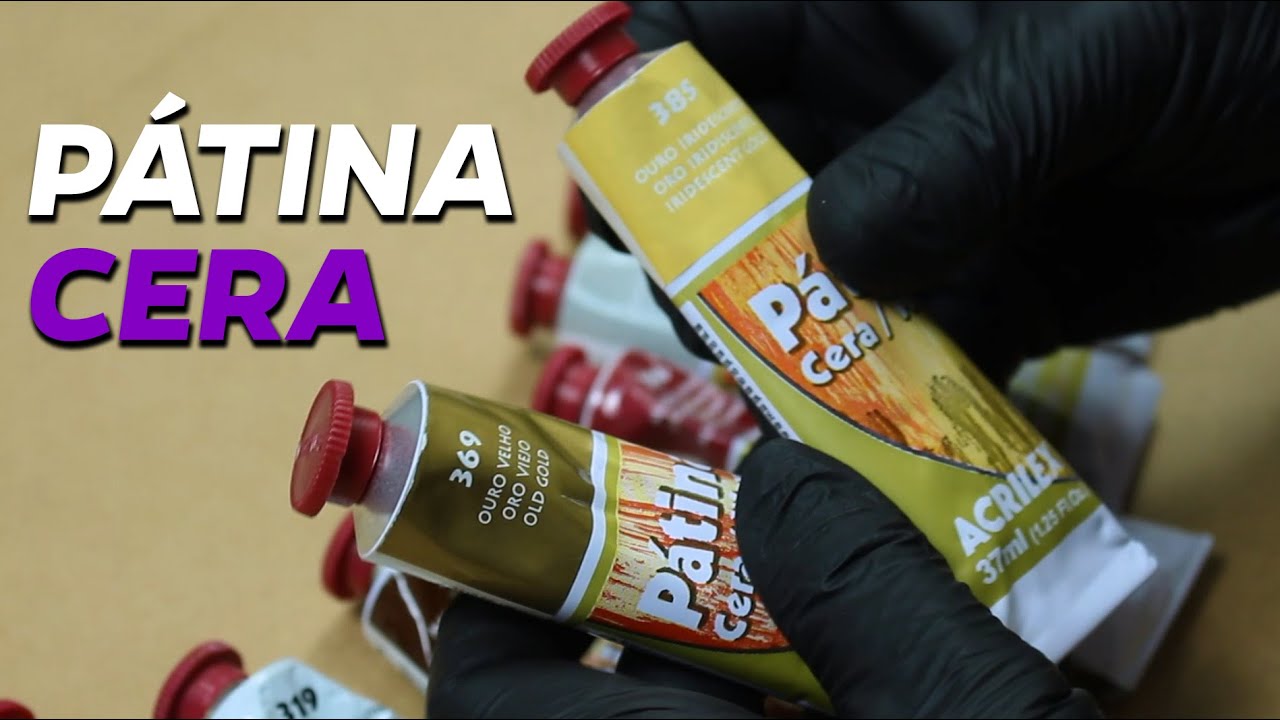 COMO USAR A PÁTINA CERA DA ACRILEX!