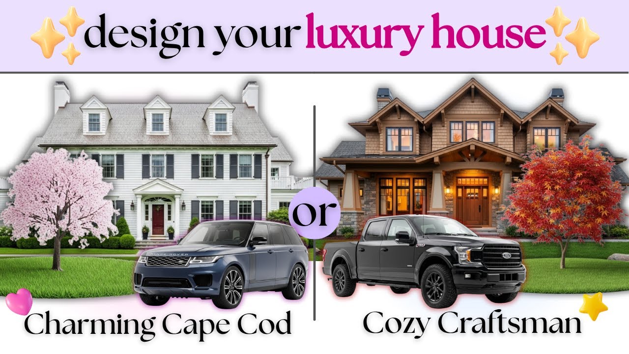 Design Your Dream Luxury House 🏠This or That Quiz