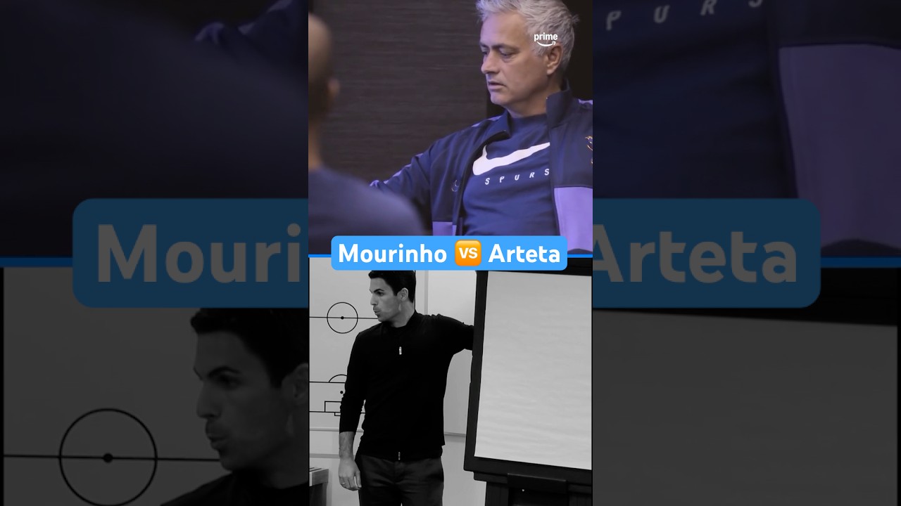 TEAMTALK BATTLES: Arteta v Mourinho 🗣️⚔️ #arteta #mourinho #arsenal #tottenham #northlondonderby