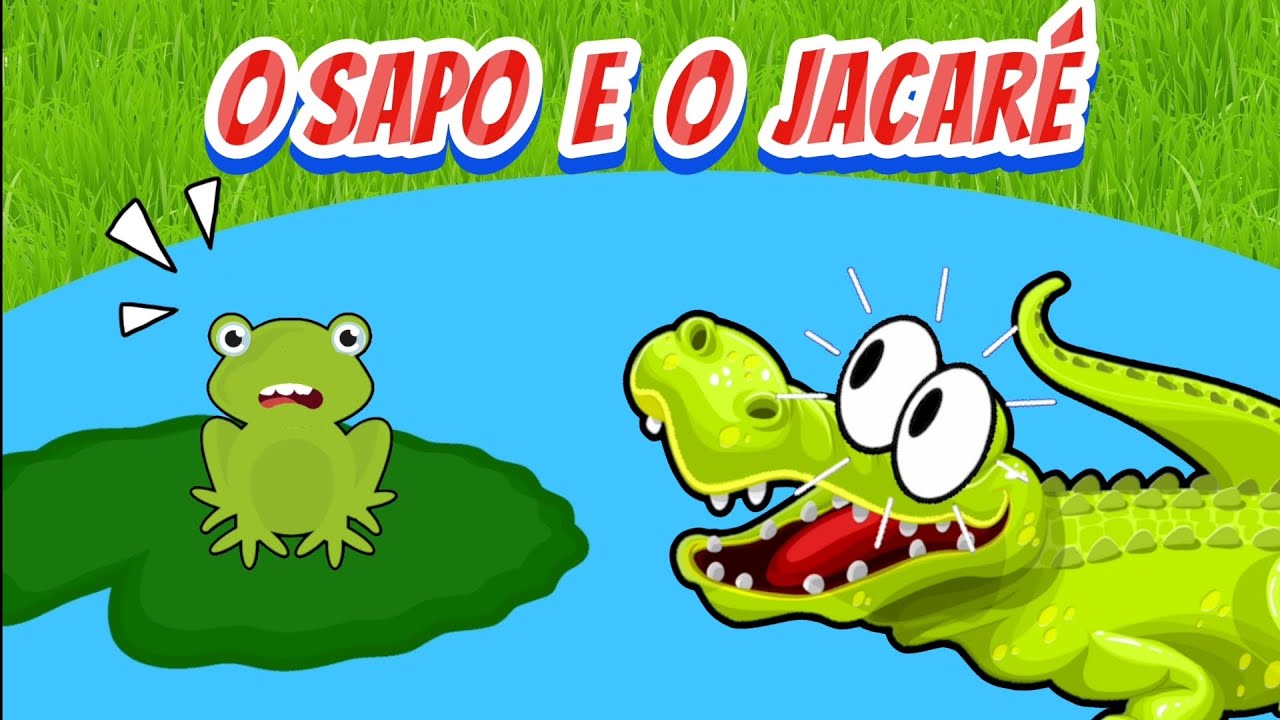 História Infantil - O Sapo e o Jacaré