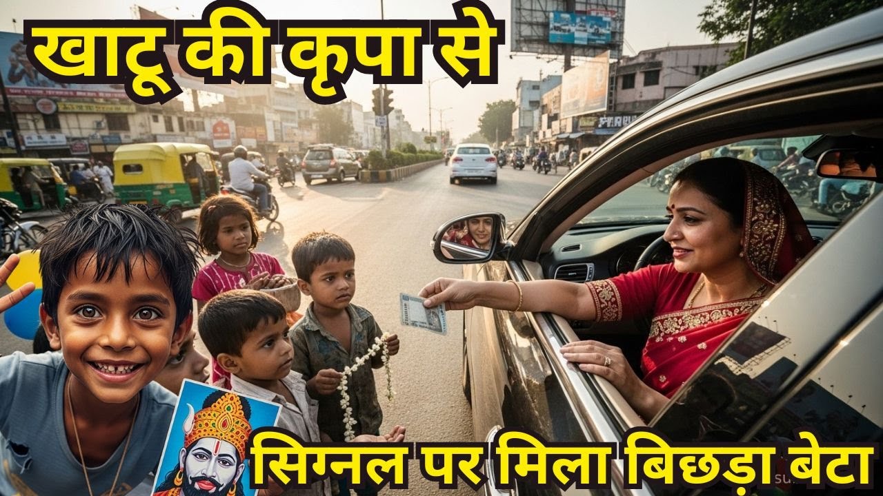 खाटू श्याम ने जब गुब्बारा बेचते , मिलाया अपने बेटे से  #hindi Stories