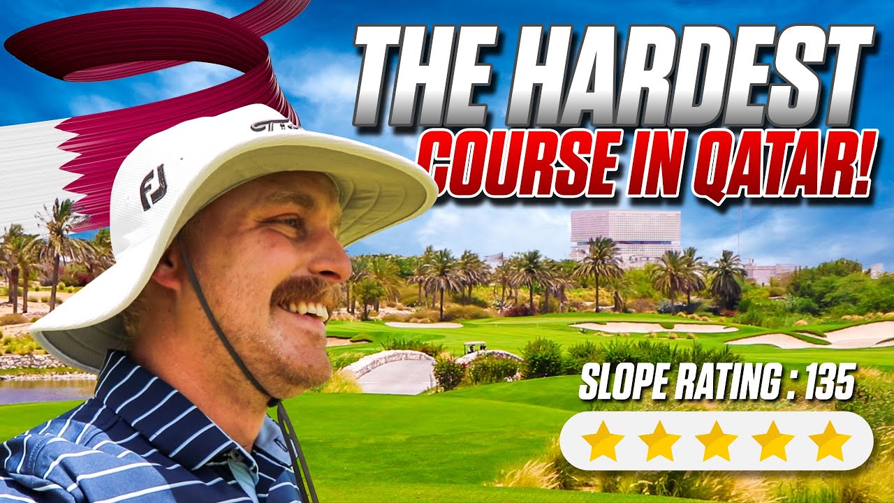 I play the hardest course in Qatar - 9 holes - Every shot