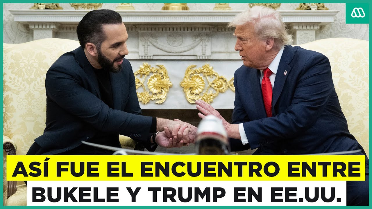 As&iacute; fue la reuni&oacute;n de Bukele con Trump en la Casa Blanca