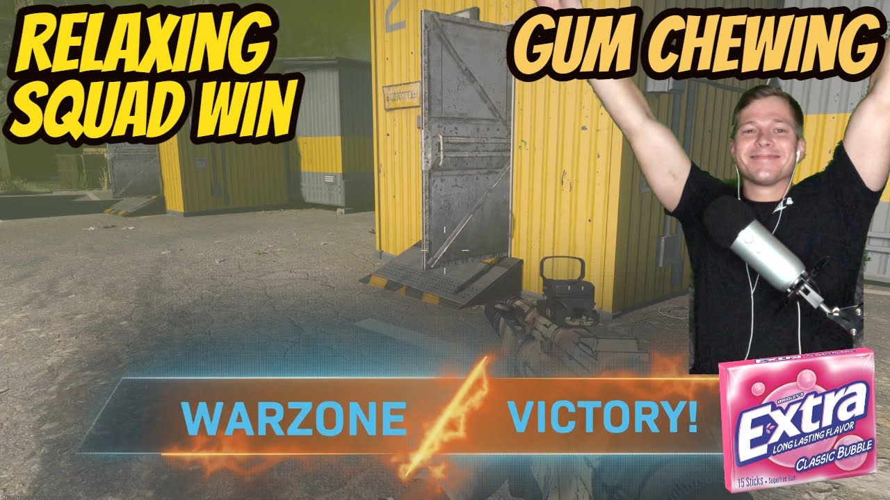 ASMR Gaming: COD Warzone | Relaxing Squad WIN! - Gum Chewing & Whispering
