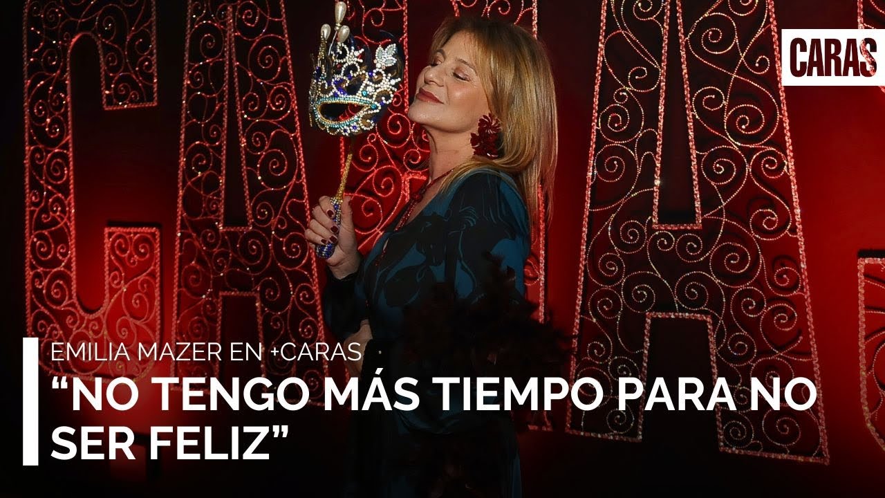 Emilia Mazer a los 60: “No tengo más tiempo para no ser feliz”