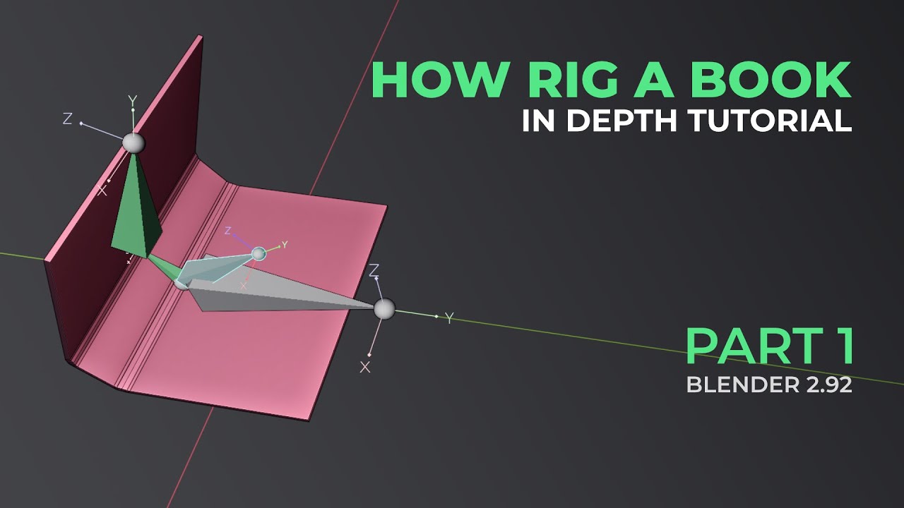 Book Rig - In depth (Book Cover) [Part 1] Blender 2.92