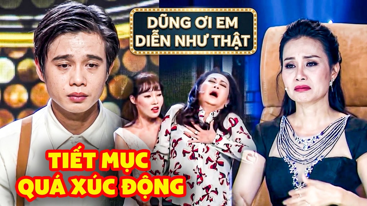 Tuấn Dũng DIỄN NHƯ THẬT khiến Cẩm Ly XÚC ĐỘNG tiết mục quá XUẤT SẮC