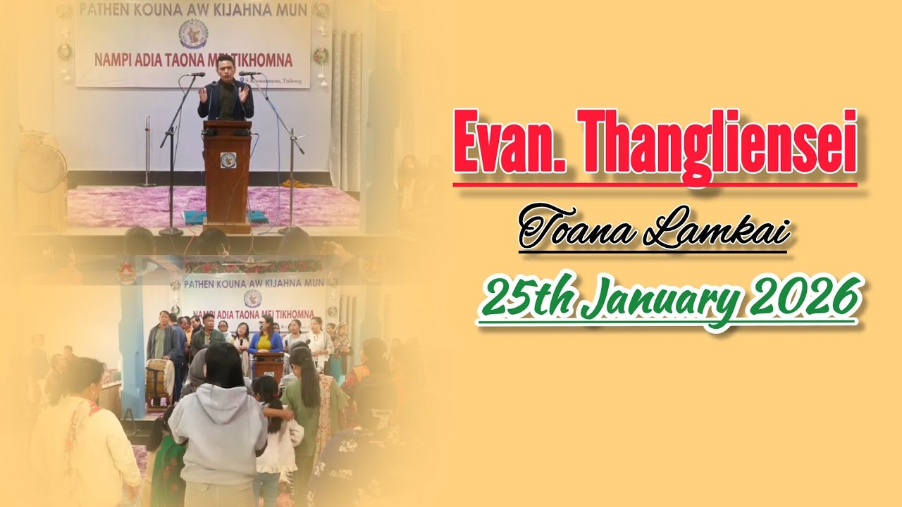 Evan. Thangliensei Sunday speech at GMFDI #gmfdi