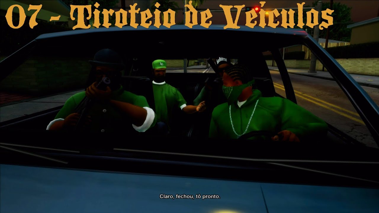 GTA San Andreas PS5 #07 - Tiroteio de Veículos