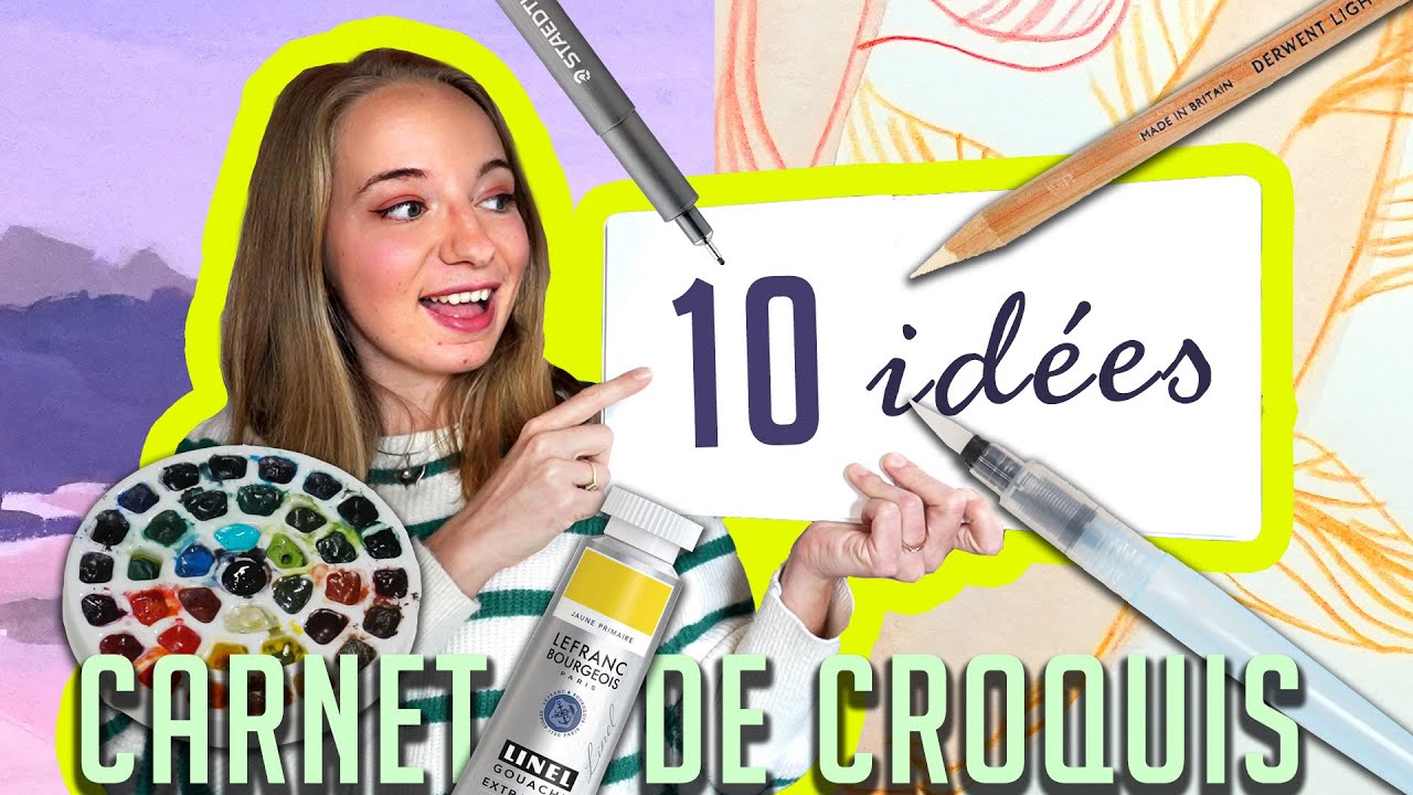 Aquarelle, Gouache et plus : Remplir son carnet de croquis !