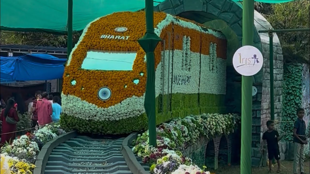 Flower Show, Mangaluru Kadri Park // Vandebharat Train in Flowers