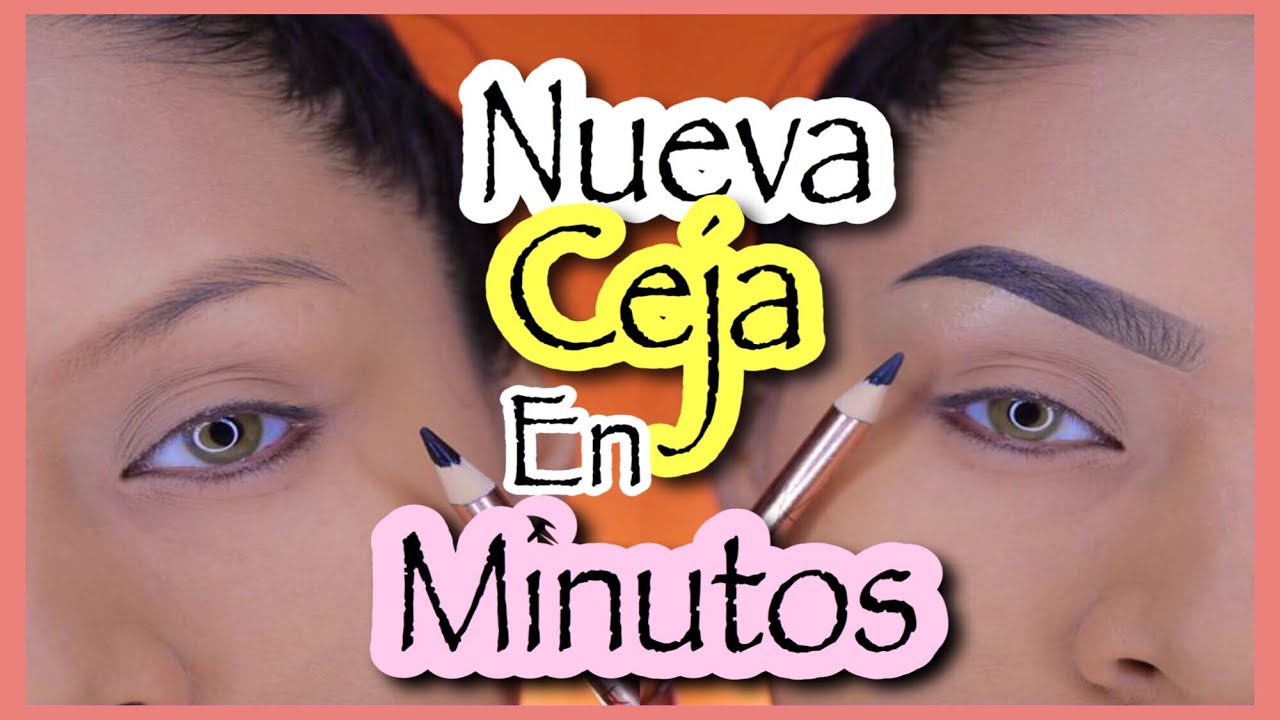 CEJAS CON LÁPIZ  SÚPER FÁCIL Y SENCILLO