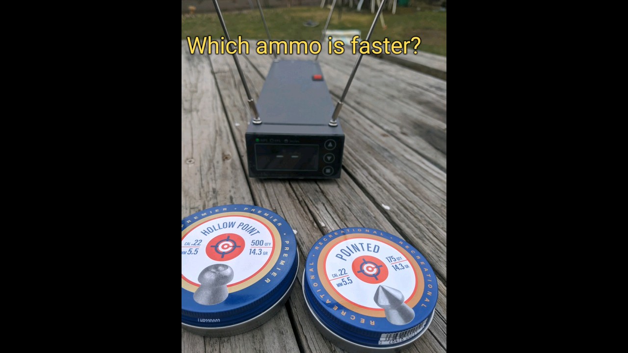 Does pellet shape change speed (let's find out) #airgun