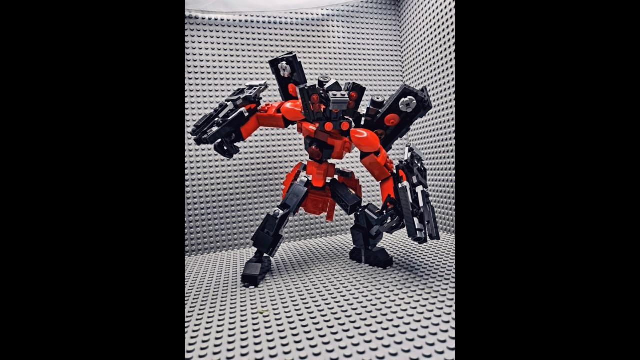 레고 업그레이드 타이탄 스피커맨 튜토리얼/LEGO upgraded Titan speaker man tutorial