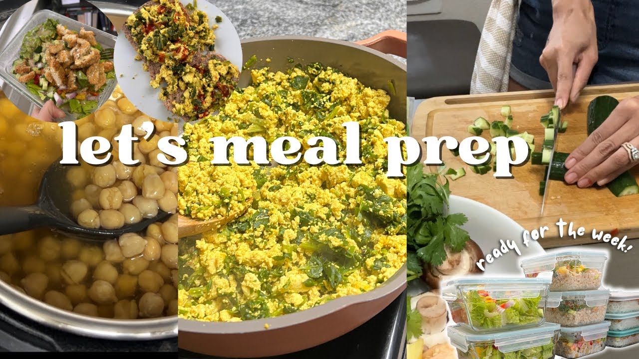 Healthy Vegan Meal Prep For The Week!