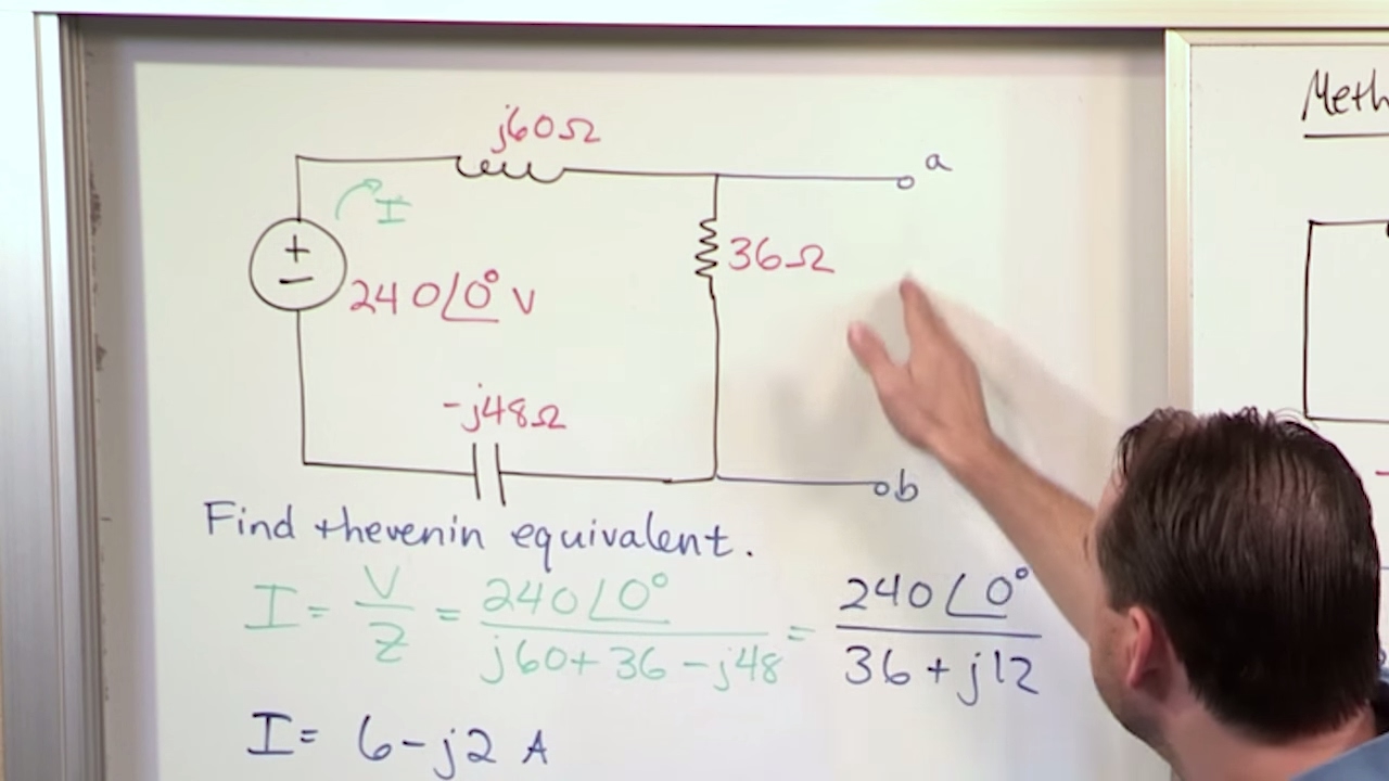 AC Thevenin Equivalent Circuit Problem