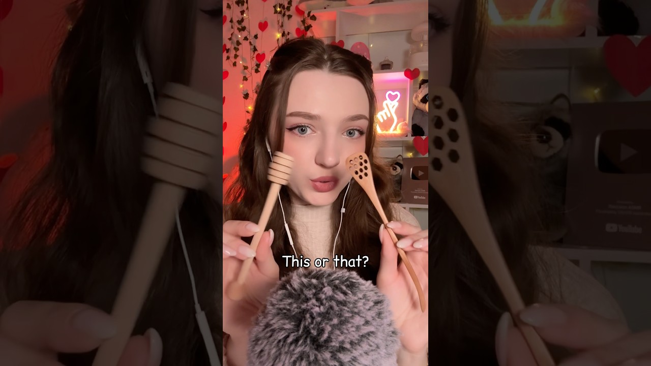 This or that? #asmr #asmrsounds #asmrrelax #asmrtingles #asmrwhispers #asmrsleep #relax #tingles