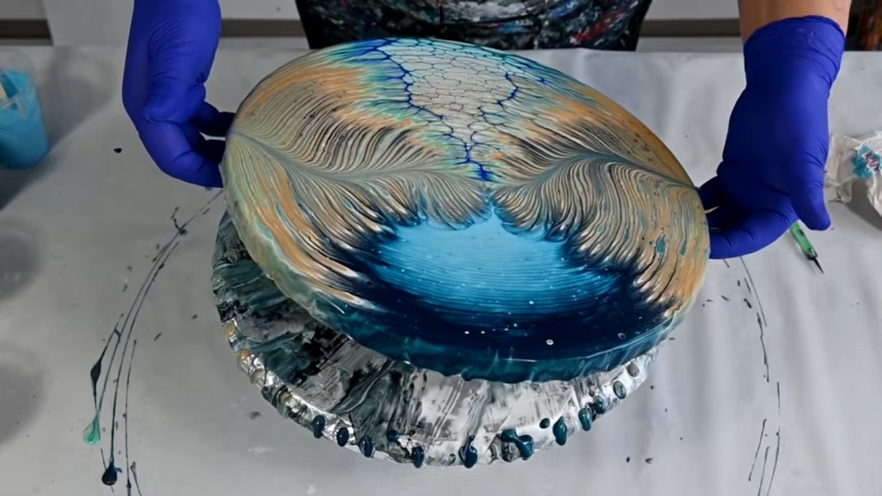 Небесные крылья 🌌 Эффектная акриловая заливка с неожиданным поворотом