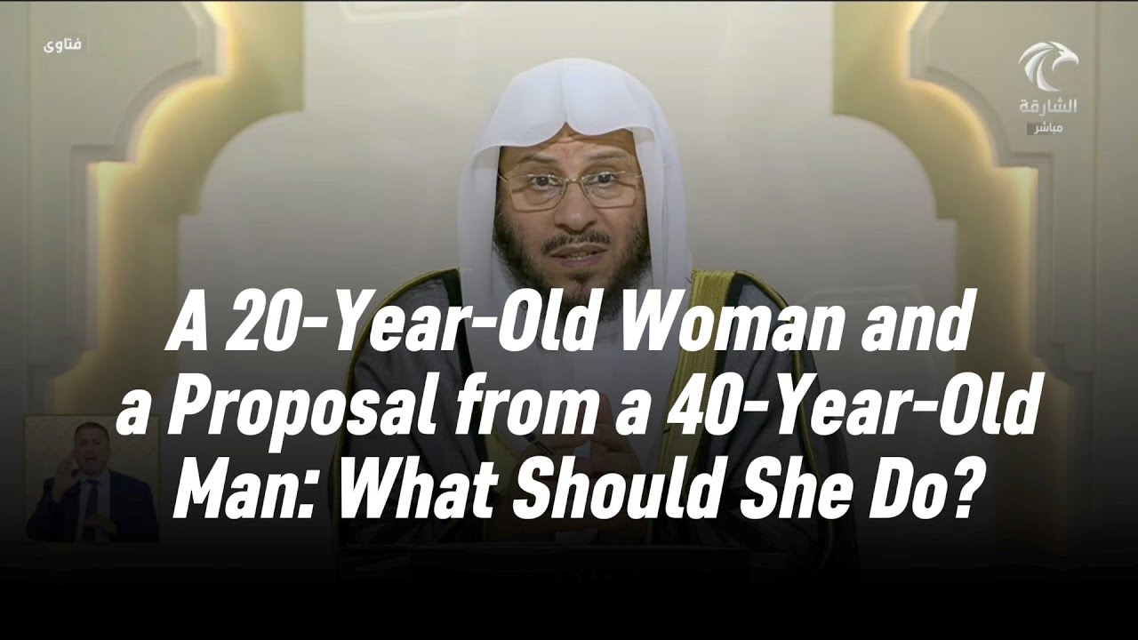 A 20-Year-Old Woman and a Proposal from a 40-Year-Old Man: What Should She Do?