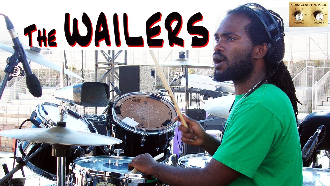 The Wailers Them Belly Full Астон Барретт-младший на барабанах со своим отцом Familyman. Урок регги!