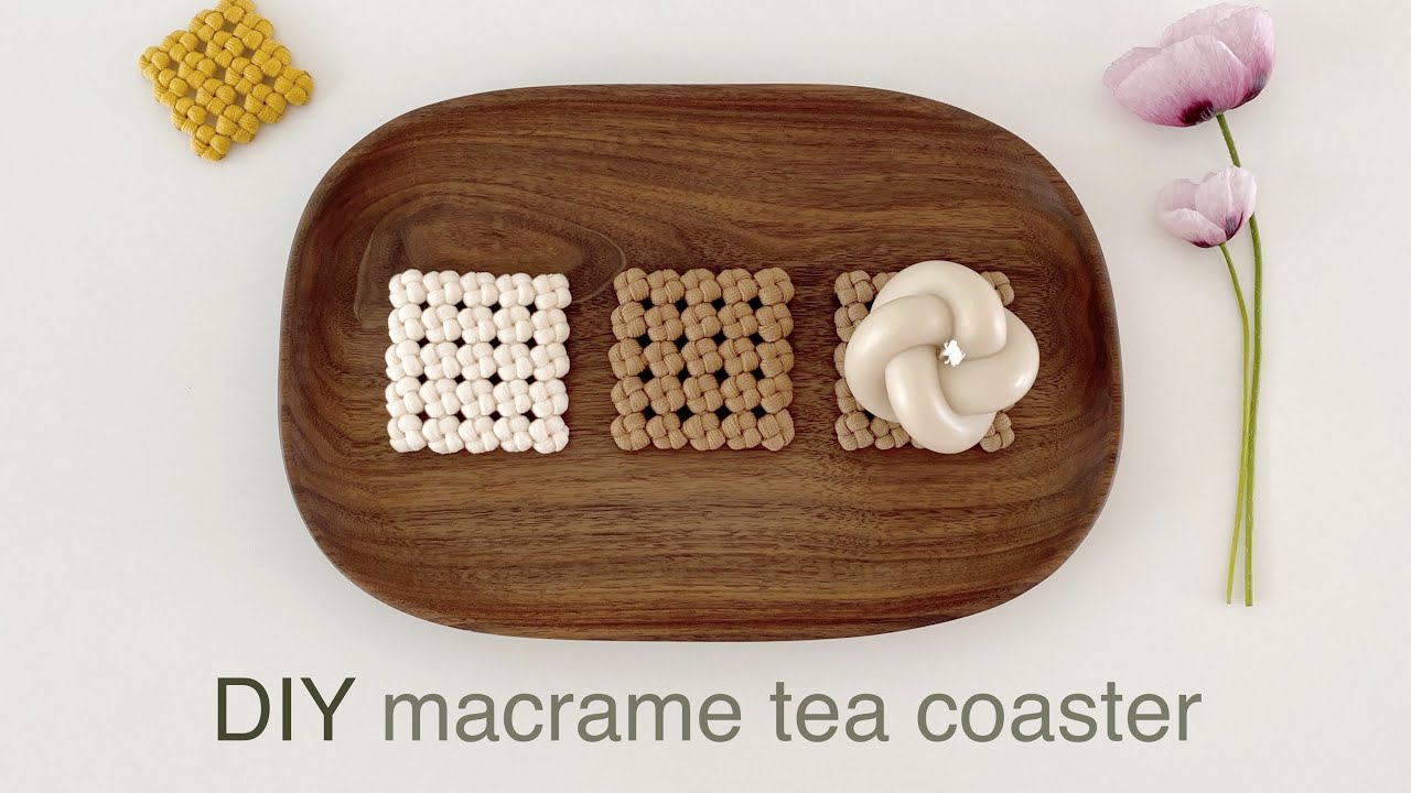 DIY | macrame tea coaster | Сделай сам | подставка для чая в технике макраме