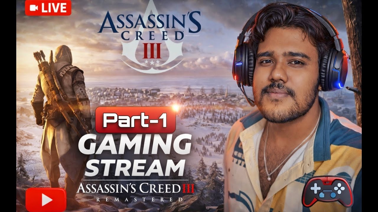 Hunting Templars in Real-Time: Assassin's Creed 3 Livestream! I No Commentary I