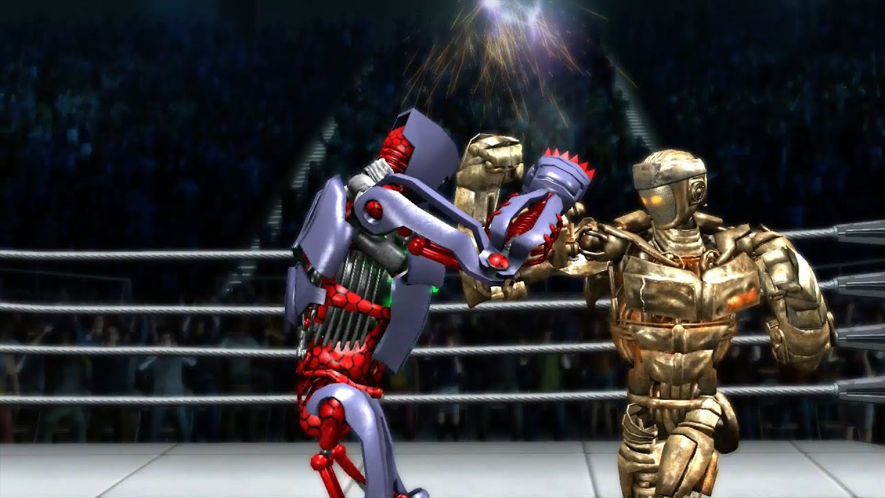 REAL STEEL THE VIDEO GAME - ATOM vs TWIN CITIES & HATTORI (ЖИВАЯ СТАЛЬ)