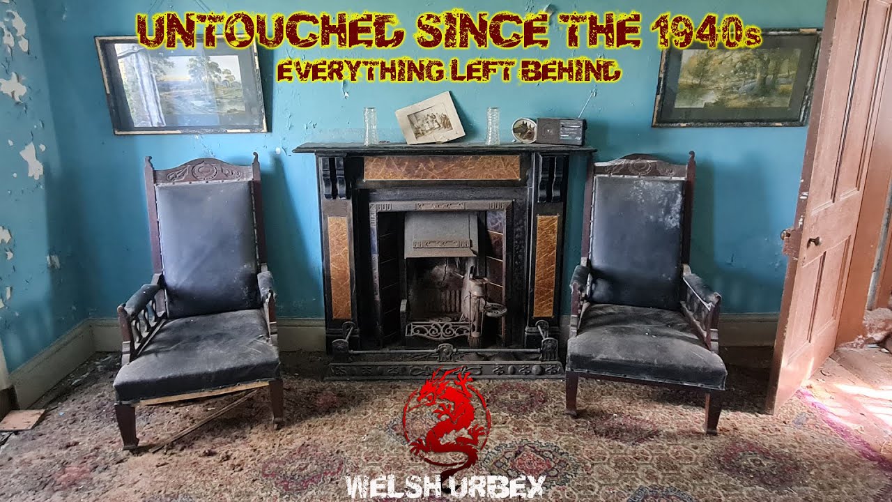 ABANDONED HOUSE UNTOUCHED SINCE THE 1940s | EVERYTHING LEFT BEHIND | ABANDONED PLACES UK