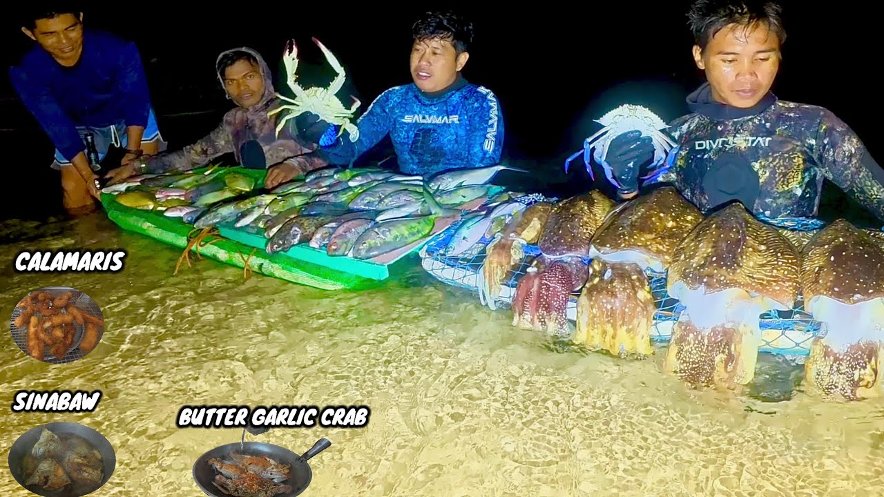 PANALO NAPAKARAMI | Masarap na Luto, Butter Garlic Crab, Calaramis at Sinabaw na may gulay