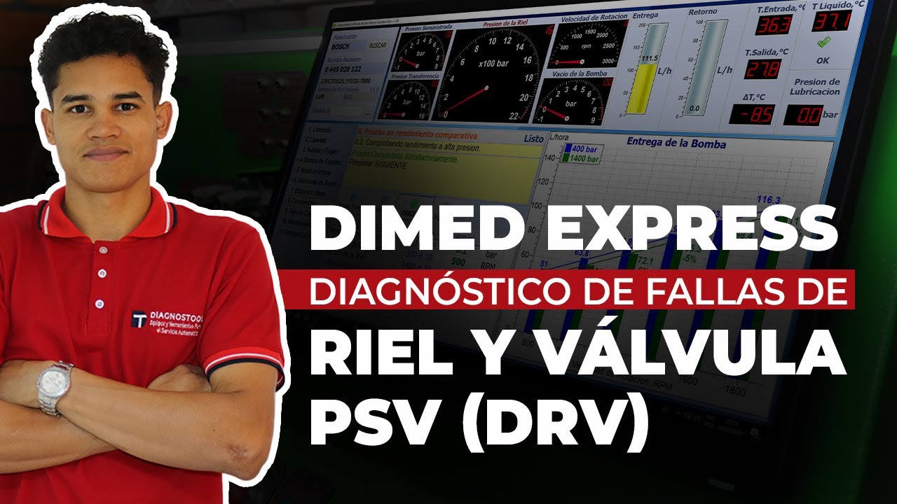 DIAGNÓSTICO DE FALLAS DE RIEL Y VÁLVULAS PSV (DRV) EN BANCO DE PRUEBAS DIMED EXPRESS - OUS