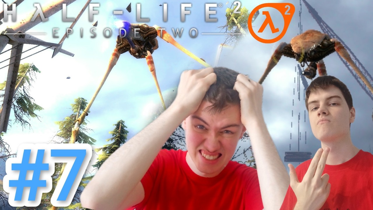 ЗЛОЕ**ЧИЕ СТРАЙДЕРЫ! НУ КУДА СТОЛЬКО?! - Half-Life 2: Episode Two первое прохождение #7