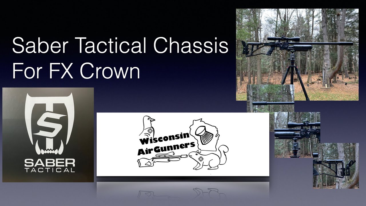 Saber Tactical Chassis for the FX Crown AirGun Installation