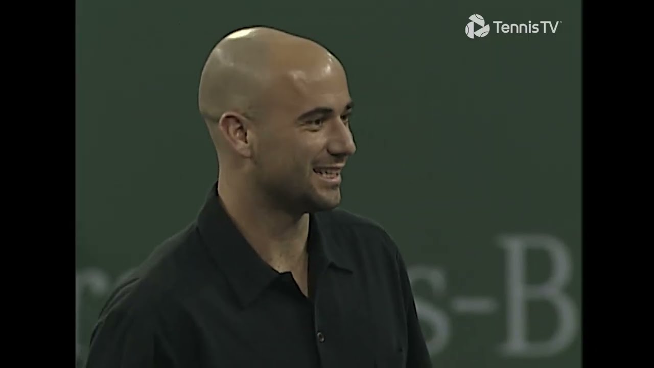 Indian Wells 2001 QF Agassi vs Lapentti
