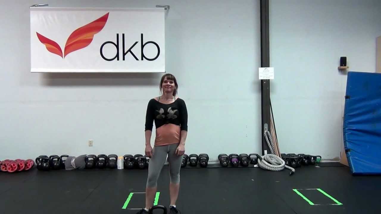 Kettlebell Snatch (Front + Side Views) w/Master RKC, Keira Newton