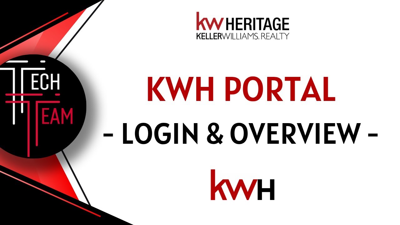 Techy Tuesday - KW Heritage Portal Login & Overview