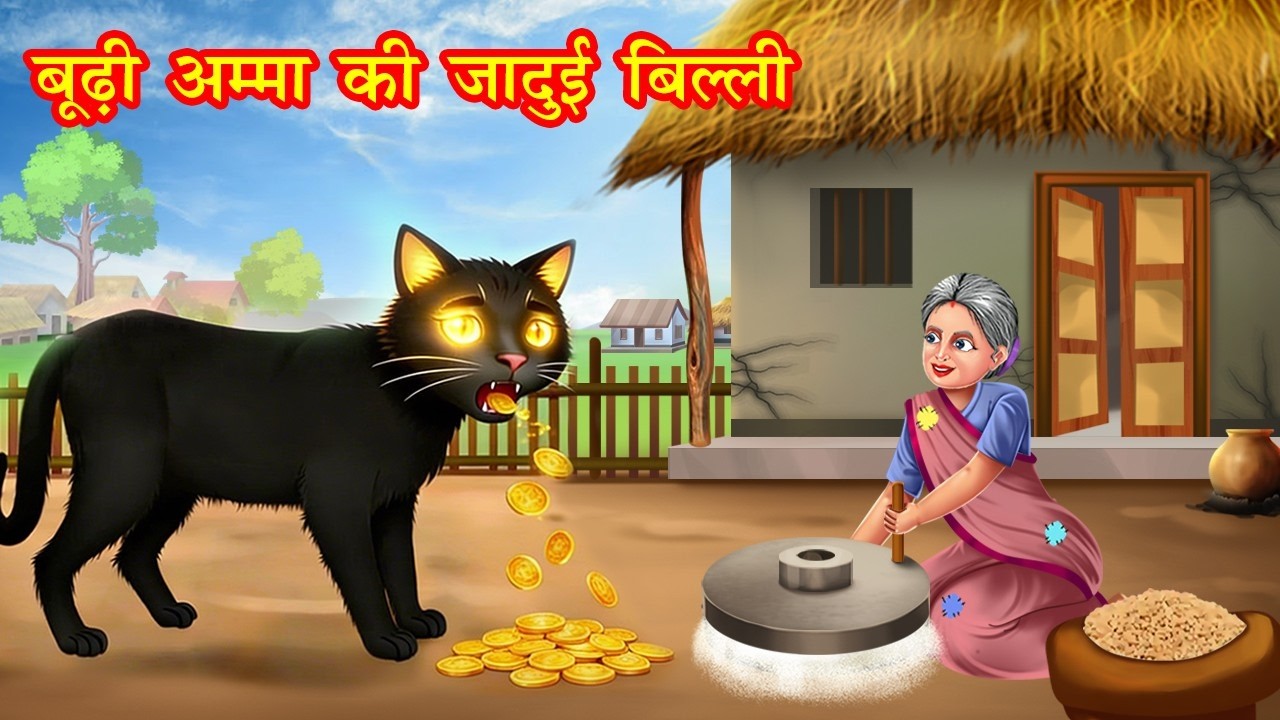 बूढ़ी अम्मा की जादुई बिल्ली | budi amma ki jadui billi | Jadui Kahaniya | Moral story