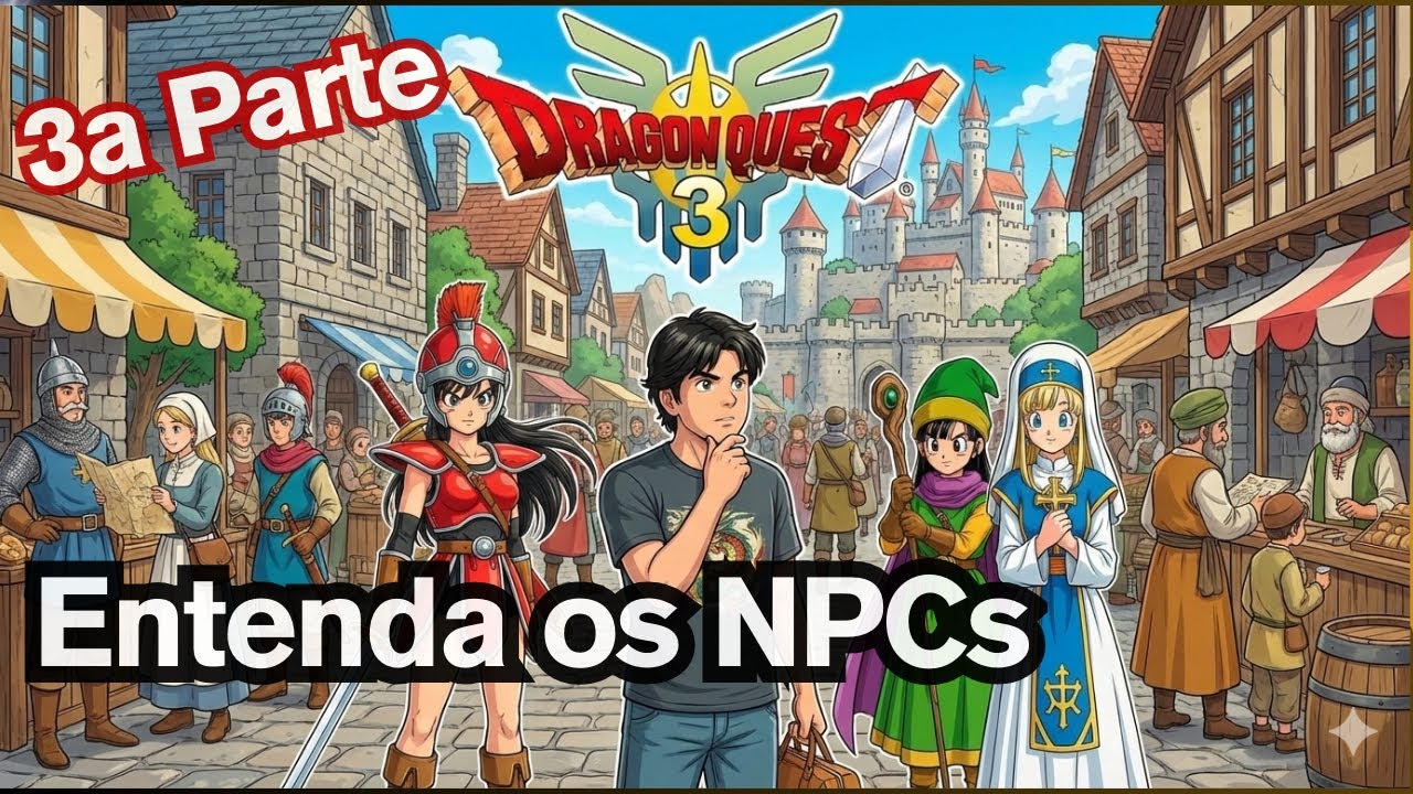 Aprenda Japonês com Dragon Quest III: IMERSÃO Prática sem Dicionário! (Ep. 3)