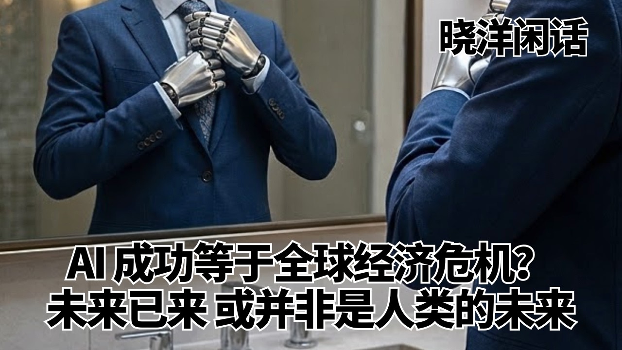 AI成功等于全球经济危机？这份研报警告：未来已来，却不一定是人类的未来｜Citrini｜白领｜经济危机｜晓洋闲话