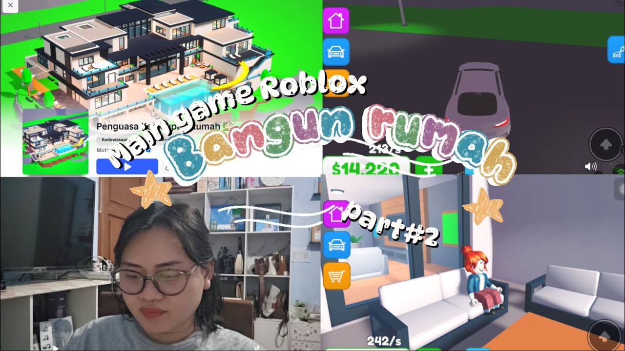 LANJUTIN BANGUN RUMAH  IMPIAN DI ROBLOX🫧| PART 2🌸🌸