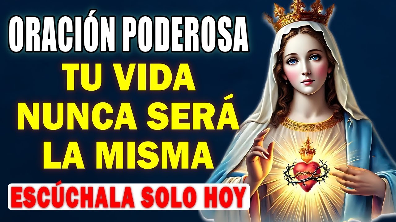 ORACIÓN PODEROSA 💖 VIRGEN MARÍA para DESBLOQUEAR Situaciones Difíciles - Siente el Milagro Hoy