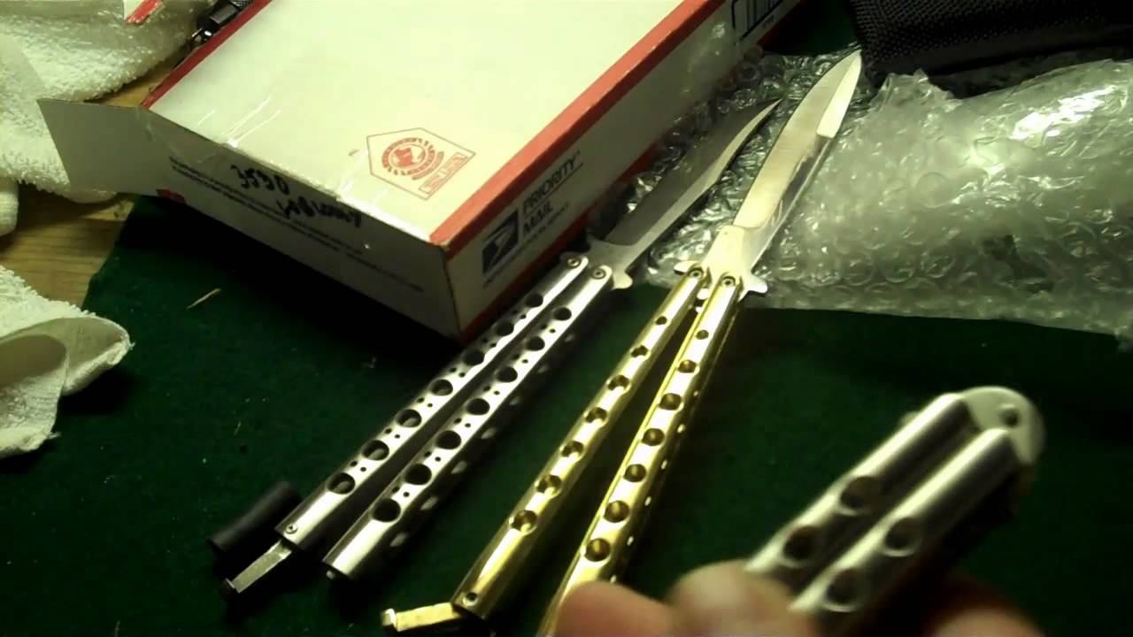 Benchmade Balisong: BM 43 T-Latch, Pacific Cutlery Model 68