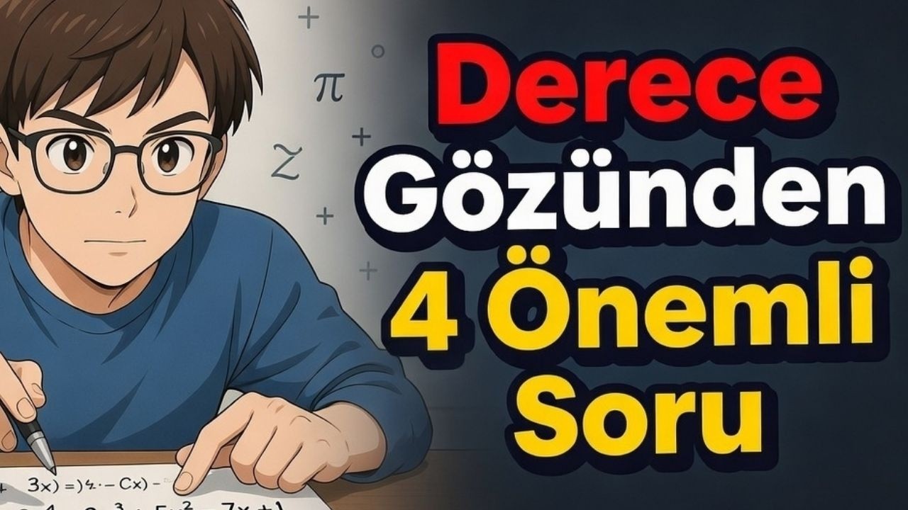 AYT Matematik Soru Çözümü | Derece Öğrencisi Gözünden 4 Önemli Soru