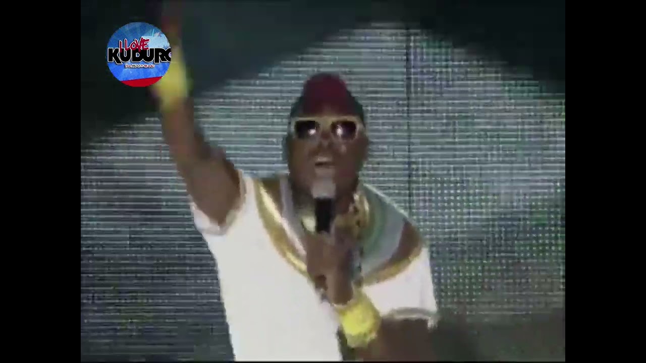 Gegê Kuia Bué e Pai Latifa no festival I Love Kuduro