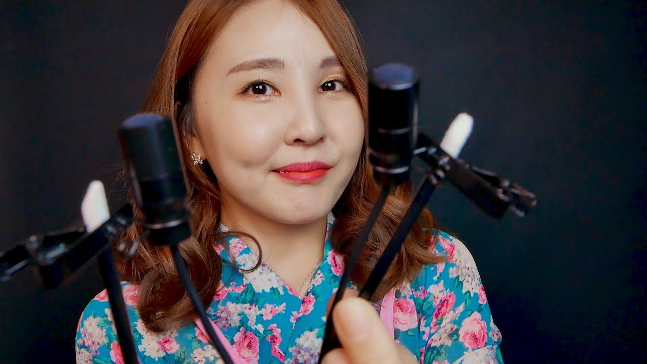 인이어 마이크 괴롭히기 ASMR｜바늘, 입소리, 손으로｜팝업북 저작권, 요청 등 수다｜자극적인 소리 주의｜in ear mic asmr