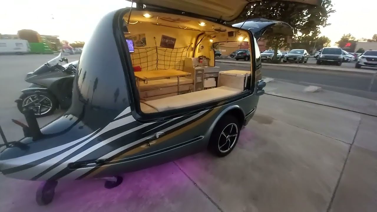 INTERIEUR CARAVANE SIDE CAR SIDE BIKE ZEUS