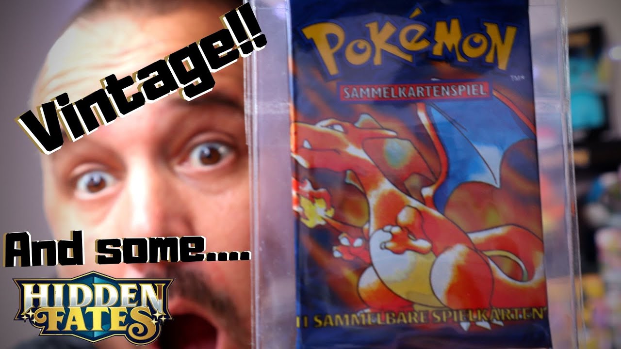 *Base Set Charizard Booster Pack Opening*!!! And off course Hidden Fates! Absolutely Insane Pulls!!!